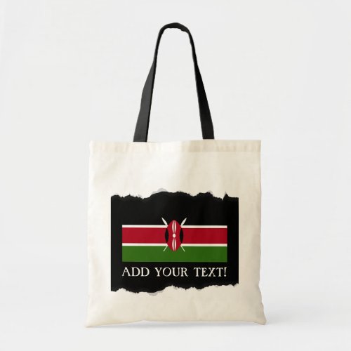 Kenya Flag Tote Bag