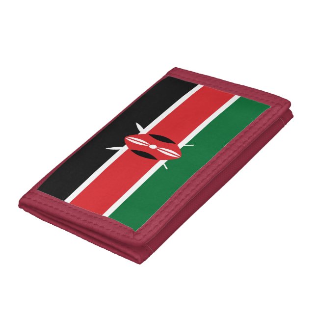 Kenya flag tri-fold wallet (Bottom)