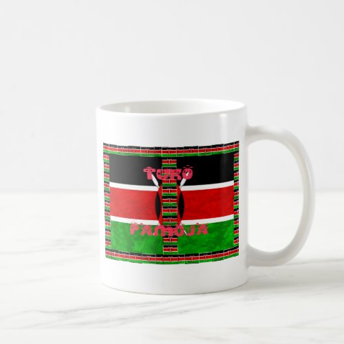 Kenya Flag Tuko Pamoja Coffee Mug