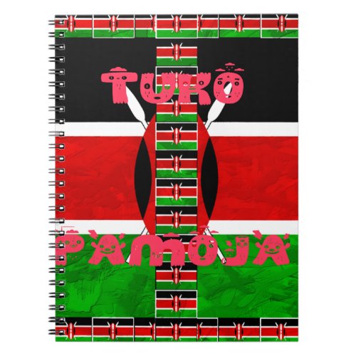 Kenya Flag Tuko Pamoja Notebook