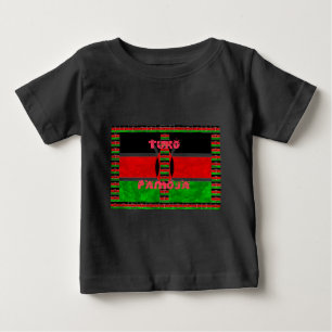 Kenya Flag: Tuko Pamoja - Unity Art Design Baby T-Shirt