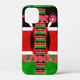 Kenya Flag: Tuko Pamoja - Unity Art Design iPhone 12 Mini Case