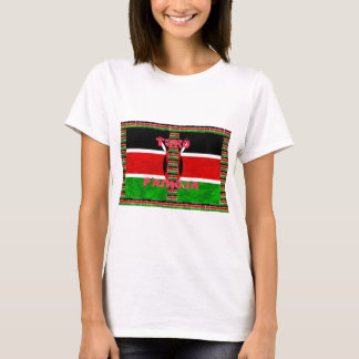Kenya Flag: Tuko Pamoja - Unity Art Design T-Shirt