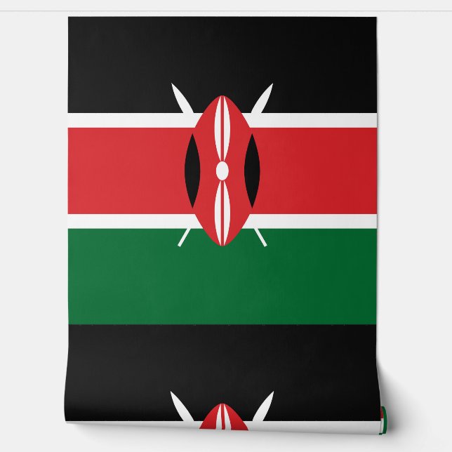 Kenya flag wallpaper  (Unrolling)