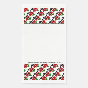 Kenya Flag with Christian Bible Verse Paper Guest Towels