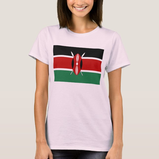 Kenya Flag x Map T-Shirt (Front)