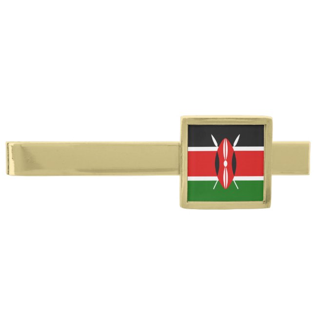 Kenya Gold Finish Tie Bar (Front)