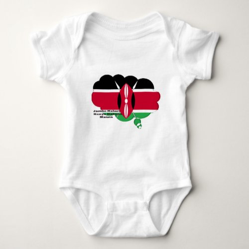 Kenya Hakuna Matata Baby Bodysuit