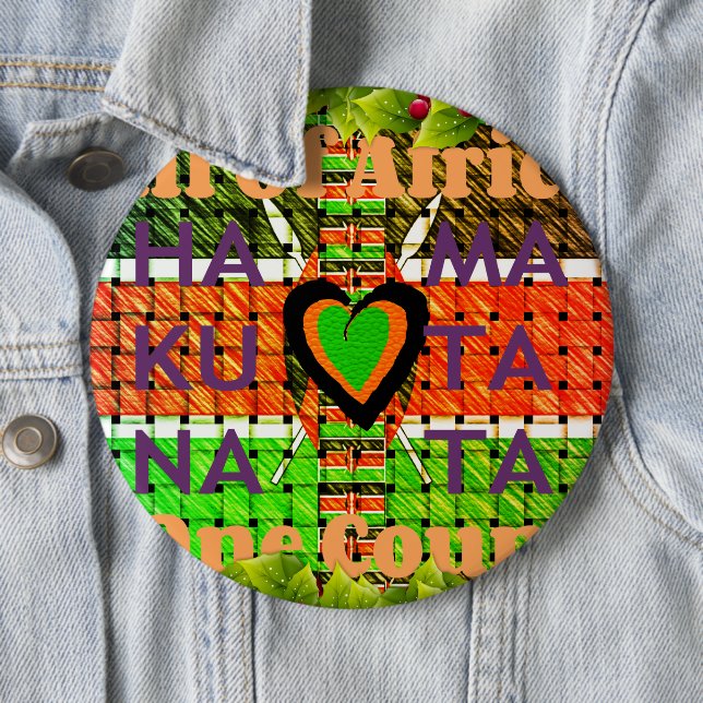Kenya Hakuna Matata Button (In Situ)