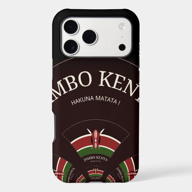 Kenya Hakuna Matata Case-Mate iPhone Case (Back)