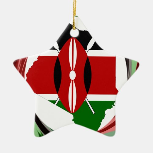 Kenya Hakuna Matata Ceramic Ornament