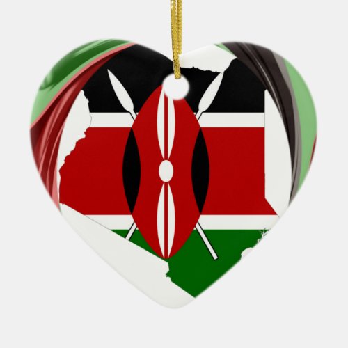 Kenya Hakuna Matata Ceramic Ornament