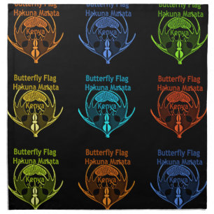 Kenya Hakuna Matata Cloth Napkin