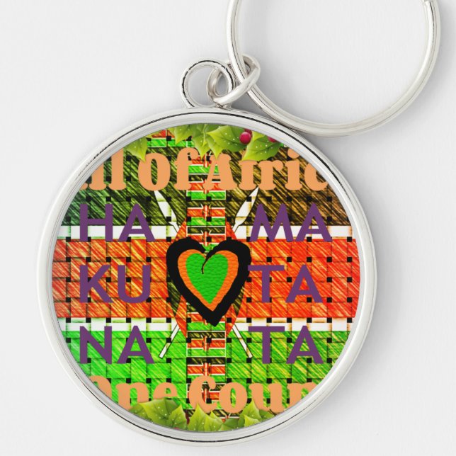Kenya Hakuna Matata Keychain (Front)