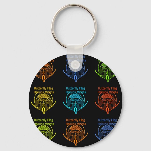 Kenya Hakuna Matata Keychain (Front)