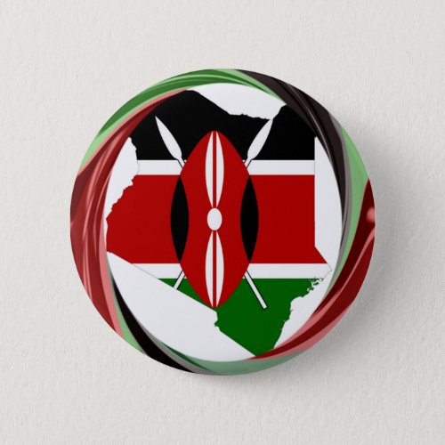 Kenya Hakuna Matata Pinback Button