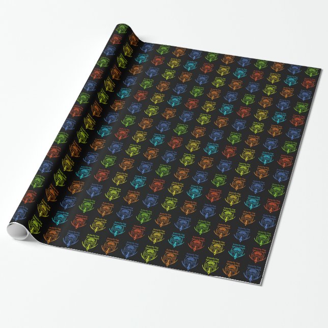 Kenya Hakuna Matata Wrapping Paper (Unrolled)