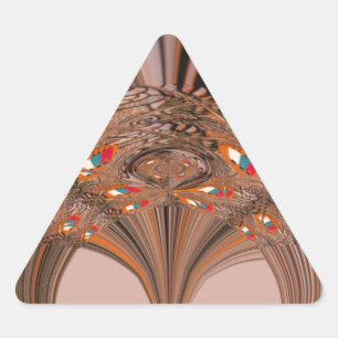 Kenya HakunaMatata Tradition Color designs.png Triangle Sticker