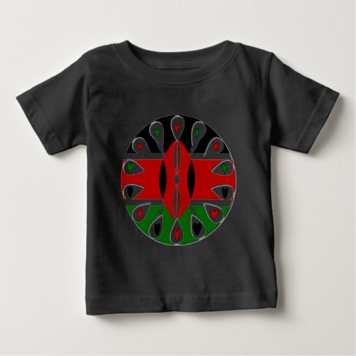 Kenya Hearts Baby T_Shirt