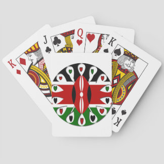 Kenya Hearts Poker Cards