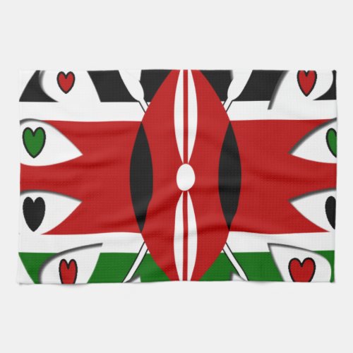 Kenya Hearts Towel