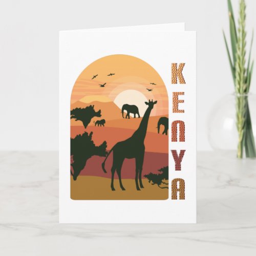 Kenya Is Wonderful Card