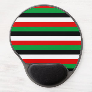Kenya Jordan Iraq Kuwait flag stripes symbol lines Gel Mouse Pad