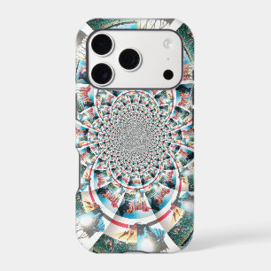 Kenya Kaleidoscope map art design colors iPhone 17 Pro Case