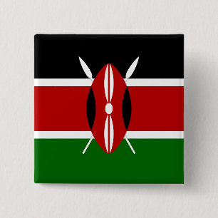 Kenya (Kenyan) Flag Button