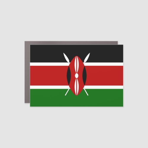 Kenya Kenyan Flag Car Magnet