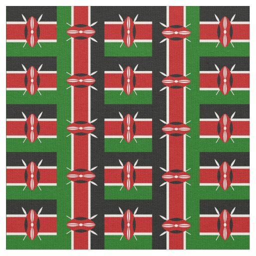 Kenya & Kenyan Flag fashion, travel/sport Fabric