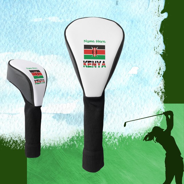 Kenya Kenyan Flag Green Personalized  Golf Head Cover (Creator Uploaded)