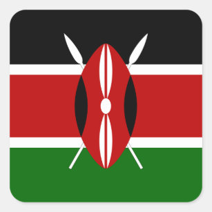 Kenya Flag Crafts Party Supplies Zazzle