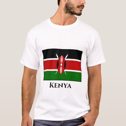 Kenya Kenyan Flag T_Shirt