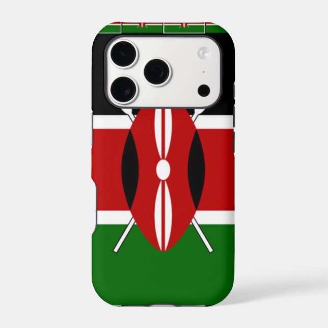 Kenya Kenyan Flags Iphone Case (Back)