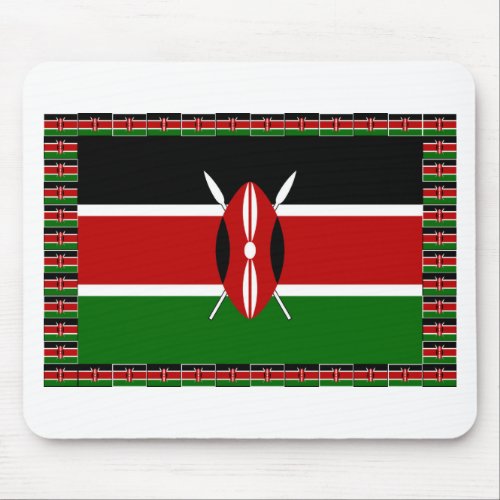 Kenya Kenyan Flags Mouse Pad