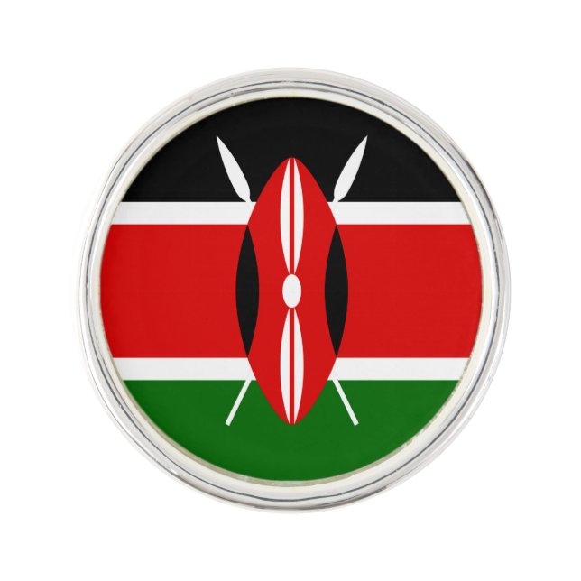 Kenya Lapel Pin (Front)