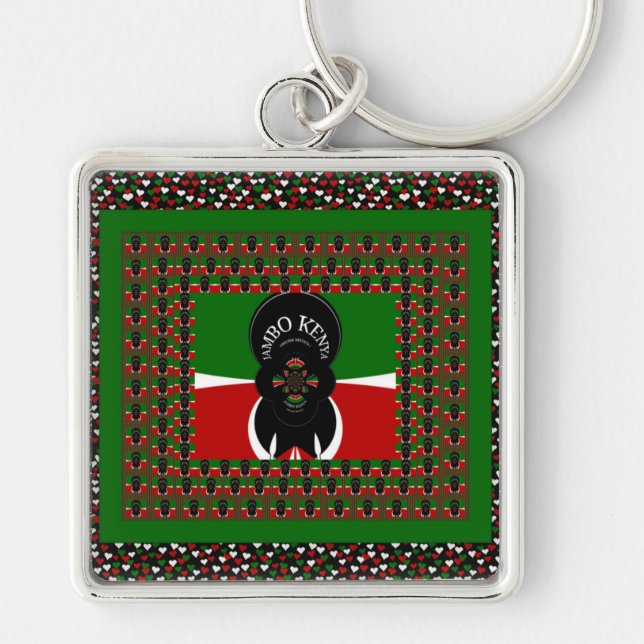 Kenya lovely heats keychain (Front)
