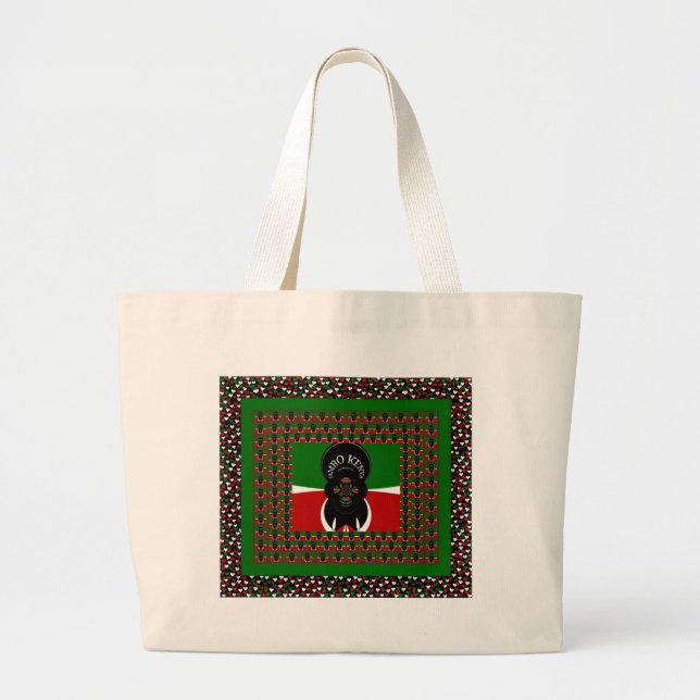 Kenya lovely heats large tote bag (Front)