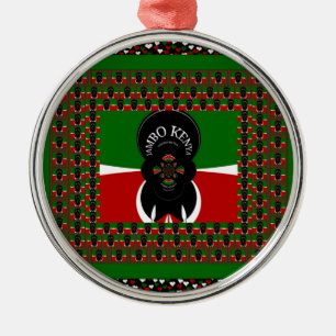 Kenya lovely heats metal ornament