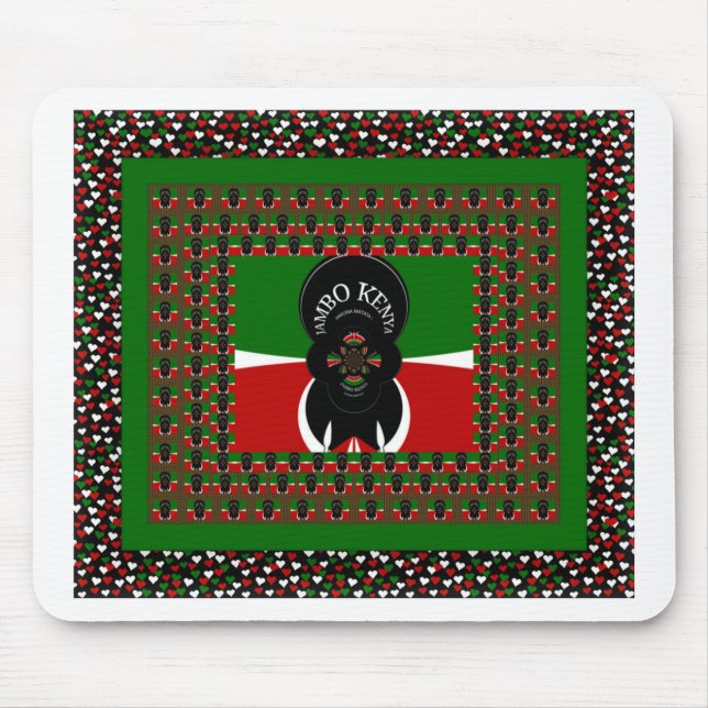 Kenya lovely heats mouse pad (Front)