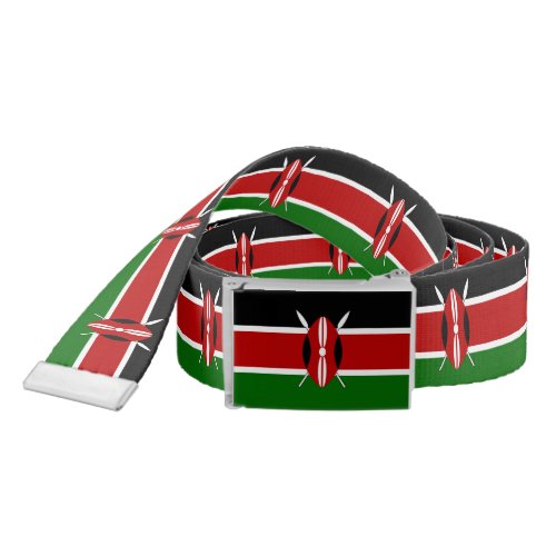 Kenya Maasai flag Bendera ya Kenya Belt