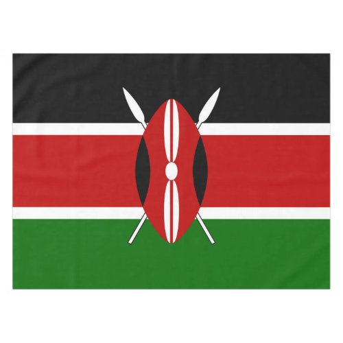 Kenya Maasai flag Bendera ya Kenya Tablecloth