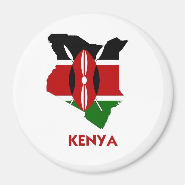 KENYA MAP MAGNET (Front)