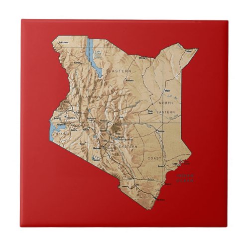 Kenya Map Tile