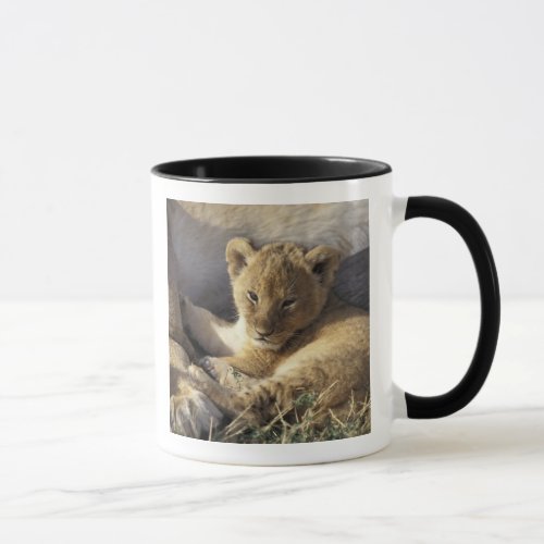 Kenya Masai Mara Six week old Lion cub Mug