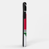 Kenya National Flag Colors Design Black Red Green Case-Mate iPhone Case (Back/Right)