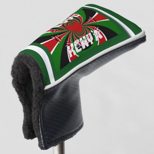 Kenya National Flag colors Golf Head Cover