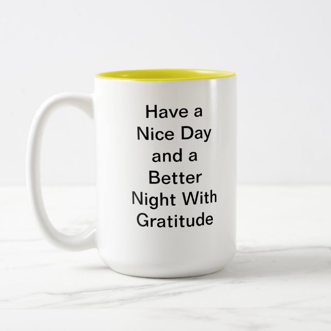 Kenya Nice Day Safari Travel  lovely inspirational Two-Tone Coffee Mug (Left)