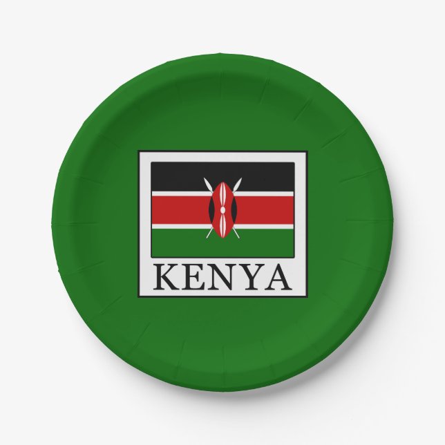 Kenya Paper Plates (Front)